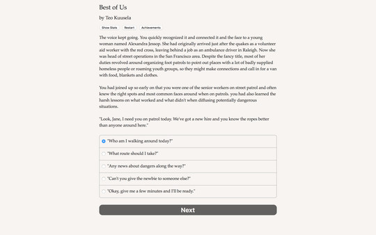 Best of Us game for Linux 1