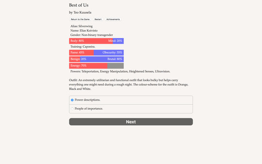 Best of Us for linux
