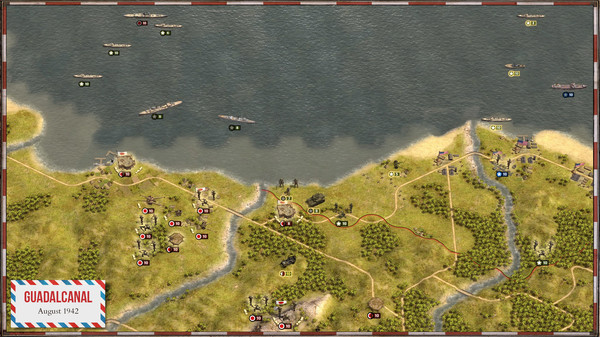 Скриншот из Order of Battle: US Pacific