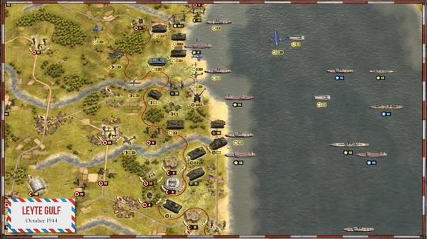 Скриншот из Order of Battle: US Pacific