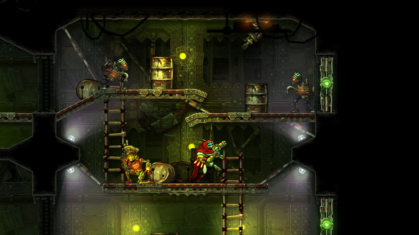 Скриншот из SteamWorld Heist: The Outsider