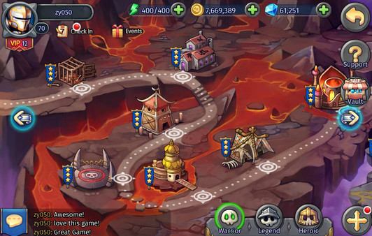 Скриншот из Heroes Tactics