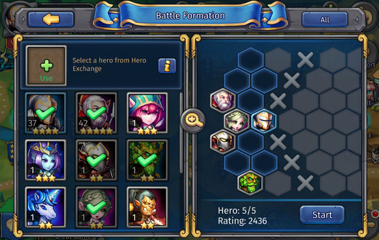 Скриншот из Heroes Tactics