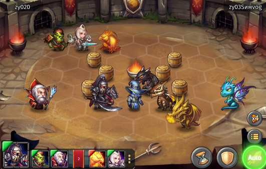 Скриншот из Heroes Tactics
