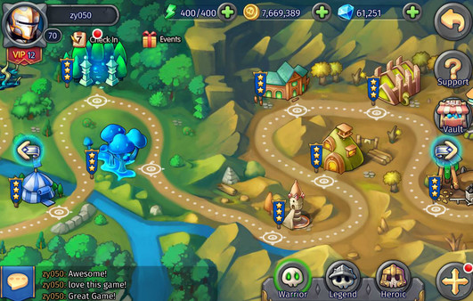 Скриншот из Heroes Tactics
