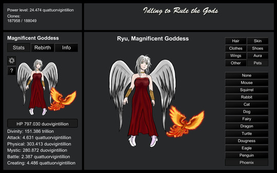 Скриншот из Idling to Rule the Gods