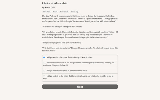 Choice of Alexandriafor windows and Linux 1