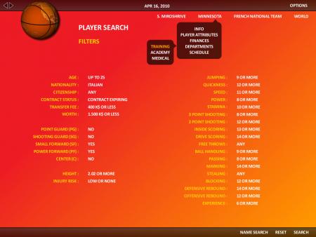 World Basketball Manager 2010 recommended requirements