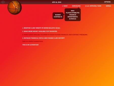 World Basketball Manager 2010 game for Linux 1