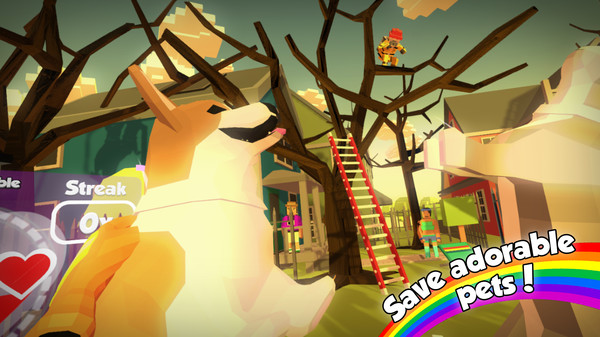 Rescuties! VR game for Linux 1