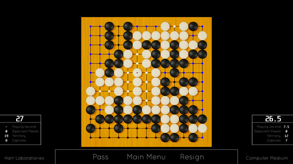 Ancient Go game for Linux 1