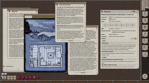 Скриншот из Fantasy Grounds - 5E: Devil of Dark Wood