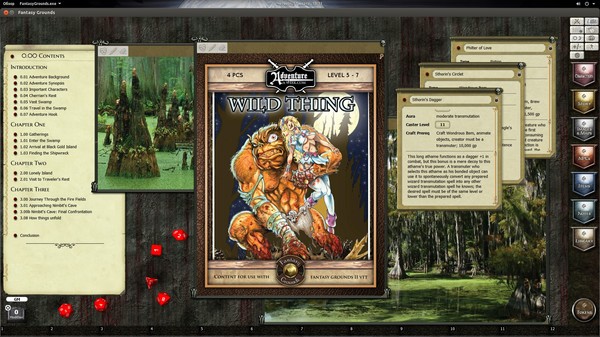 Скриншот из Fantasy Grounds - Wild Thing - PFRPG