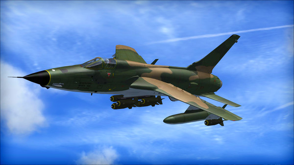 Скриншот из FSX Steam Edition: F-105D Thunderchief Add-On