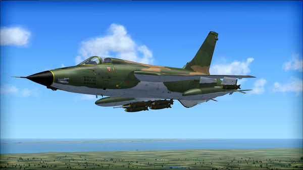 Скриншот из FSX Steam Edition: F-105D Thunderchief Add-On