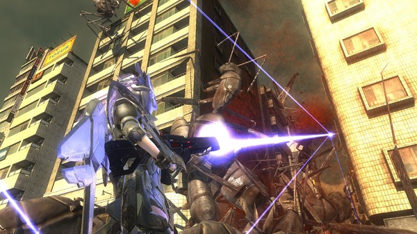 Скриншот из EARTH DEFENSE FORCE 4.1 - Wing Diver Weapons: Reflectron Laser