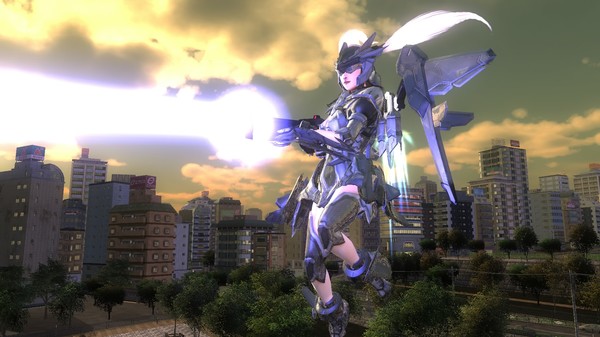 Скриншот из EARTH DEFENSE FORCE 4.1 - Wing Diver Weapons: Reflectron Laser