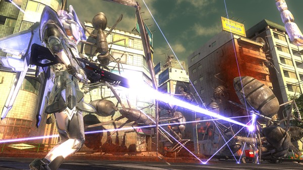 Скриншот из EARTH DEFENSE FORCE 4.1 - Wing Diver Weapons: Reflectron Laser