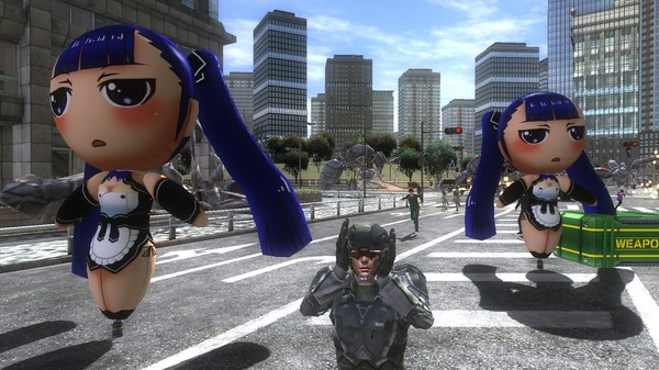 Скриншот из EARTH DEFENSE FORCE 4.1 - Ranger Weapons: Pure Decoy Launcher 5 Pack A [Karia] [Moegi] [Chiri] [Ouka] [Rinrin]