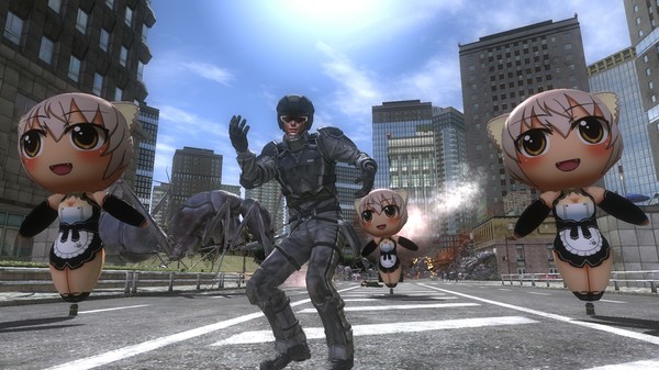 Скриншот из EARTH DEFENSE FORCE 4.1 - Ranger Weapons: Pure Decoy Launcher 5 Pack A [Karia] [Moegi] [Chiri] [Ouka] [Rinrin]