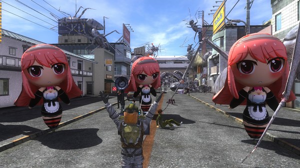 Скриншот из EARTH DEFENSE FORCE 4.1 - Air Raider Weapons: Pure Decoy Launcher 5 Pack B [Seira] [Miyabi] [Noko] [Mitsuki] [Anju]