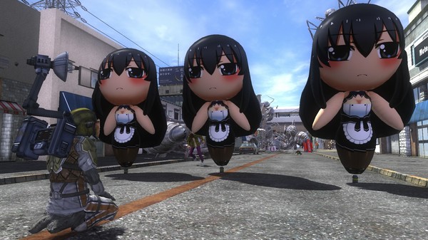 Скриншот из EARTH DEFENSE FORCE 4.1 - Air Raider Weapons: Pure Decoy Launcher 5 Pack B [Seira] [Miyabi] [Noko] [Mitsuki] [Anju]