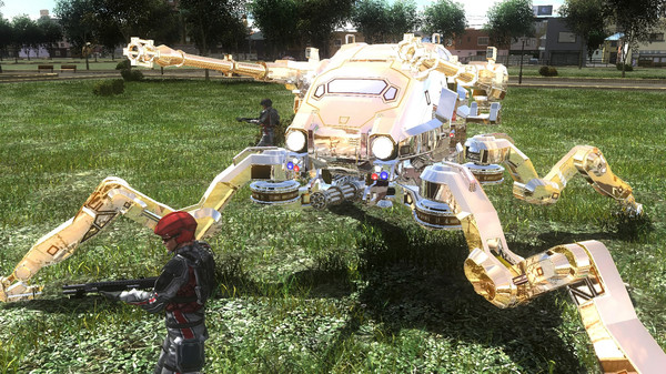 Скриншот из EARTH DEFENSE FORCE 4.1 - Air Raider Weapons: Depth Crawler Gold Coat