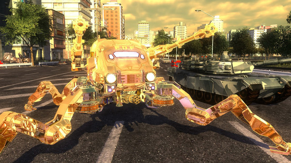 Скриншот из EARTH DEFENSE FORCE 4.1 - Air Raider Weapons: Depth Crawler Gold Coat