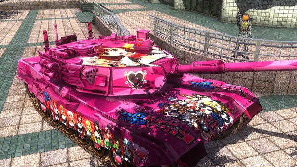 Скриншот из EARTH DEFENSE FORCE 4.1 - Air Raider Weapons: Gigantus DCC-Gogo. Marking