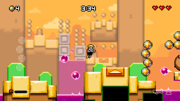 Скриншот из Mutant Mudds Super Challenge