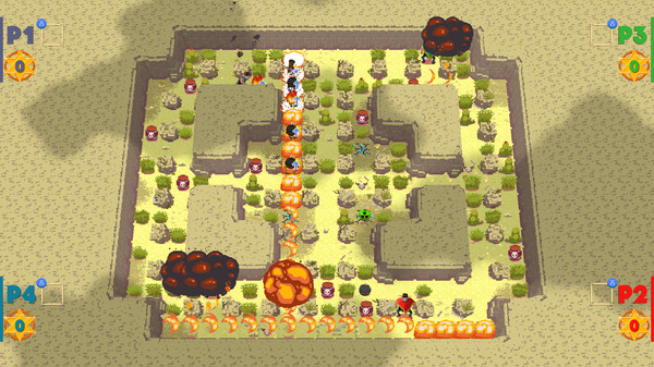 Bombslinger game for Linux 1