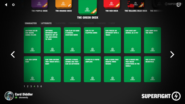 Скриншот из SUPERFIGHT - The Green Deck