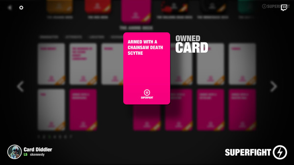 Скриншот из SUPERFIGHT - The Anime Deck