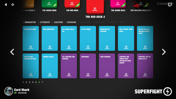 Скриншот из SUPERFIGHT - The Red Deck 2