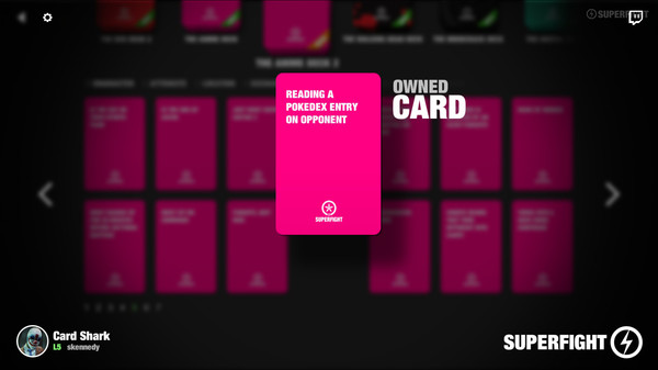 Скриншот из SUPERFIGHT - The Anime Deck 2