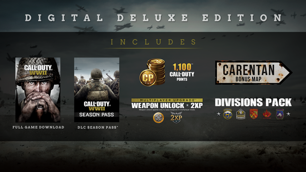 call of duty ww2 deluxe edition