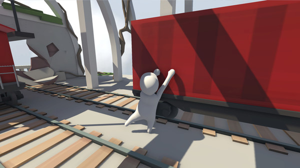 Human: Fall Flat game for Linux 1