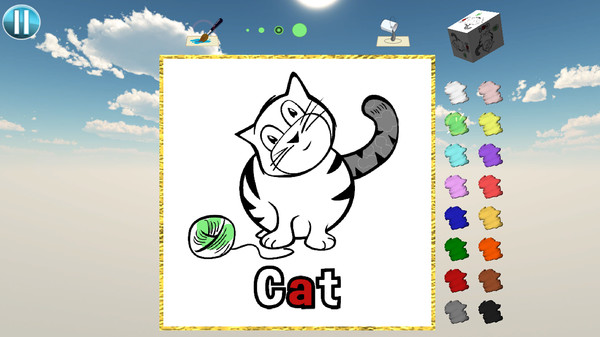ABC Coloring Town game for Linux 1