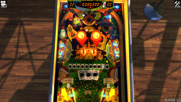 Скриншот из Zaccaria Pinball - House of Diamonds Table