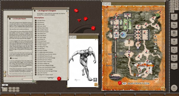 Скриншот из Fantasy Grounds - 5E: Alagoran's Gem