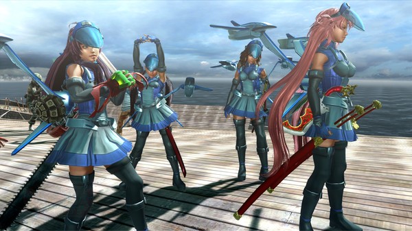 Скриншот из Pale Blue Gullwings & Pale Blue Visor