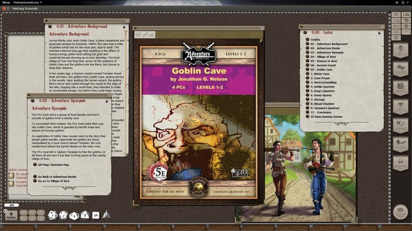 Скриншот из Fantasy Grounds - 5E: Goblin Cave