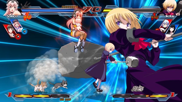 Скриншот из Nitroplus Blasterz: Heroines Infinite Duel