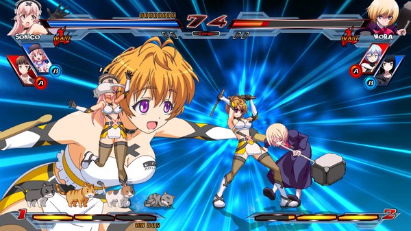 Скриншот из Nitroplus Blasterz: Heroines Infinite Duel