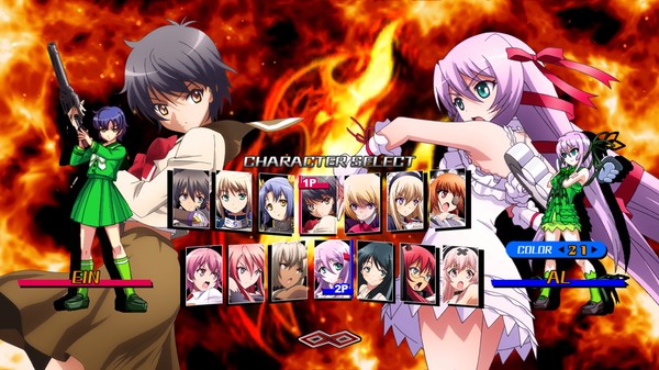 Nitroplus Blasterz: Heroines Infinite Duel screenshot