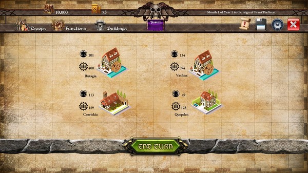 Скриншот из Fantasy Kingdom Simulator