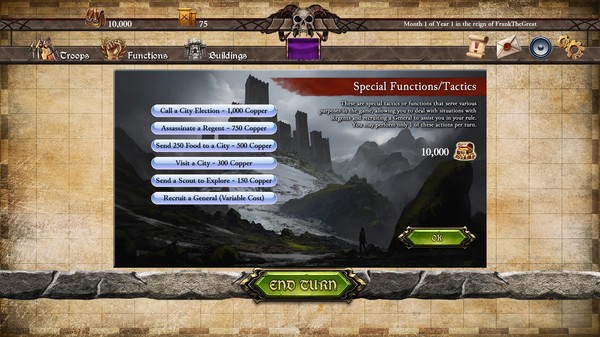 Скриншот из Fantasy Kingdom Simulator