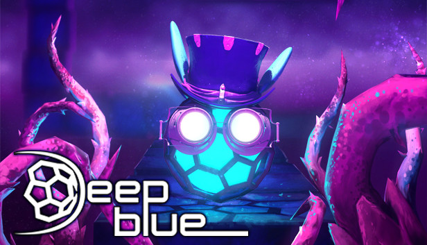 Deep Blue 3D Maze in Space