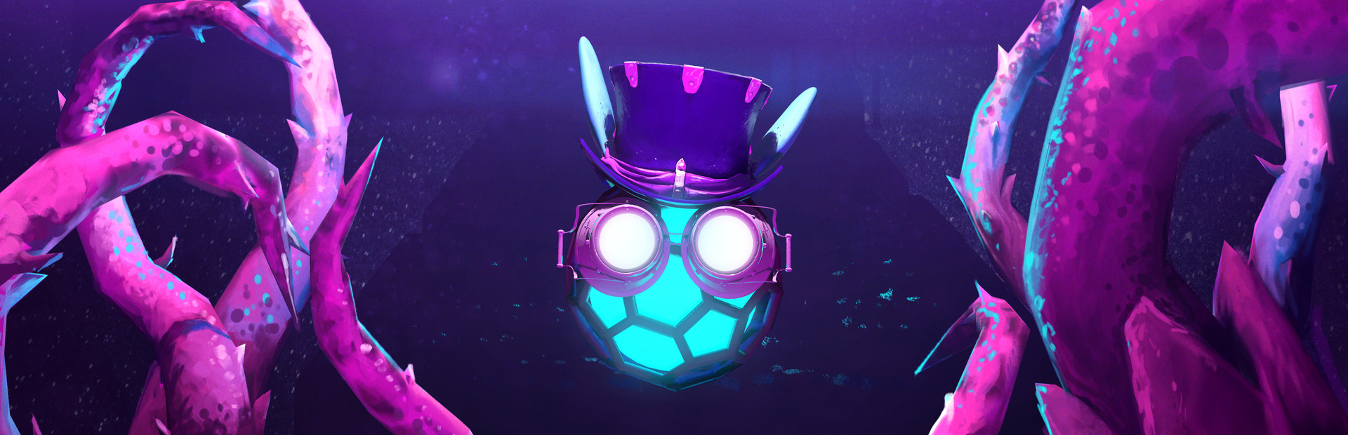 Deep Blue 3D Maze in Space