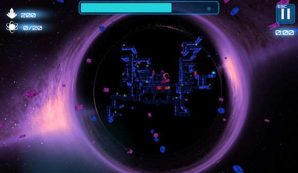 Deep Blue 3D Maze in Spacefor windows and Linux 1